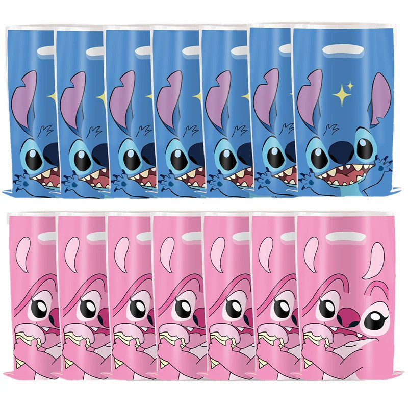 10/30 Peças Sacolas de Presente de Plástico Disney Rosa Azul Lilo & Stitch Suprimentos para Festas para Meninos Meninas 10/30 Peças Sacolas de Presente de Plástico Disney Rosa Azul Lilo & Stitch Suprimentos para Festas para Meninos Meninas - Oferta na Shopee