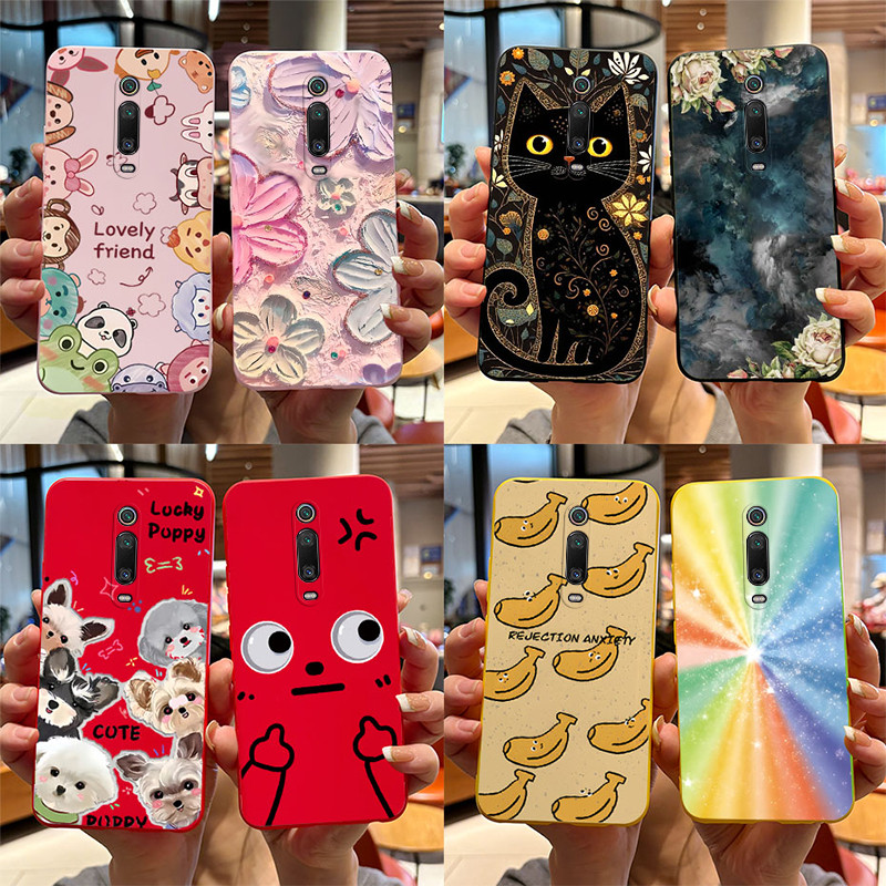 Para Xiaomi Mi 9T Redmi K20 Pro Capa De Silicone Matte Soft Cartoons Fofo De Banana Padrão Protetora Mi9T Proteção Para Xiaomi Mi 9T Redmi K20 Pro Capa De Silicone Matte Soft Cartoons Fofo De Banana Padrão Protetora Mi9T Proteção