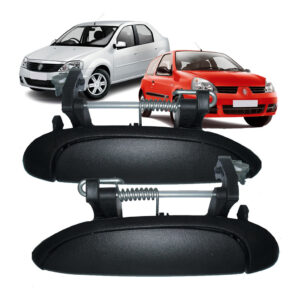Par Maçaneta Externa Porta Scenic Clio Logan Megane - Oferta na Shopee