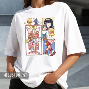 Camiseta Cardcaptor Sakura Kinomoto Clear Card Cartas Magicas Otaku Poderes Kero Toya - Oferta na Shopee
