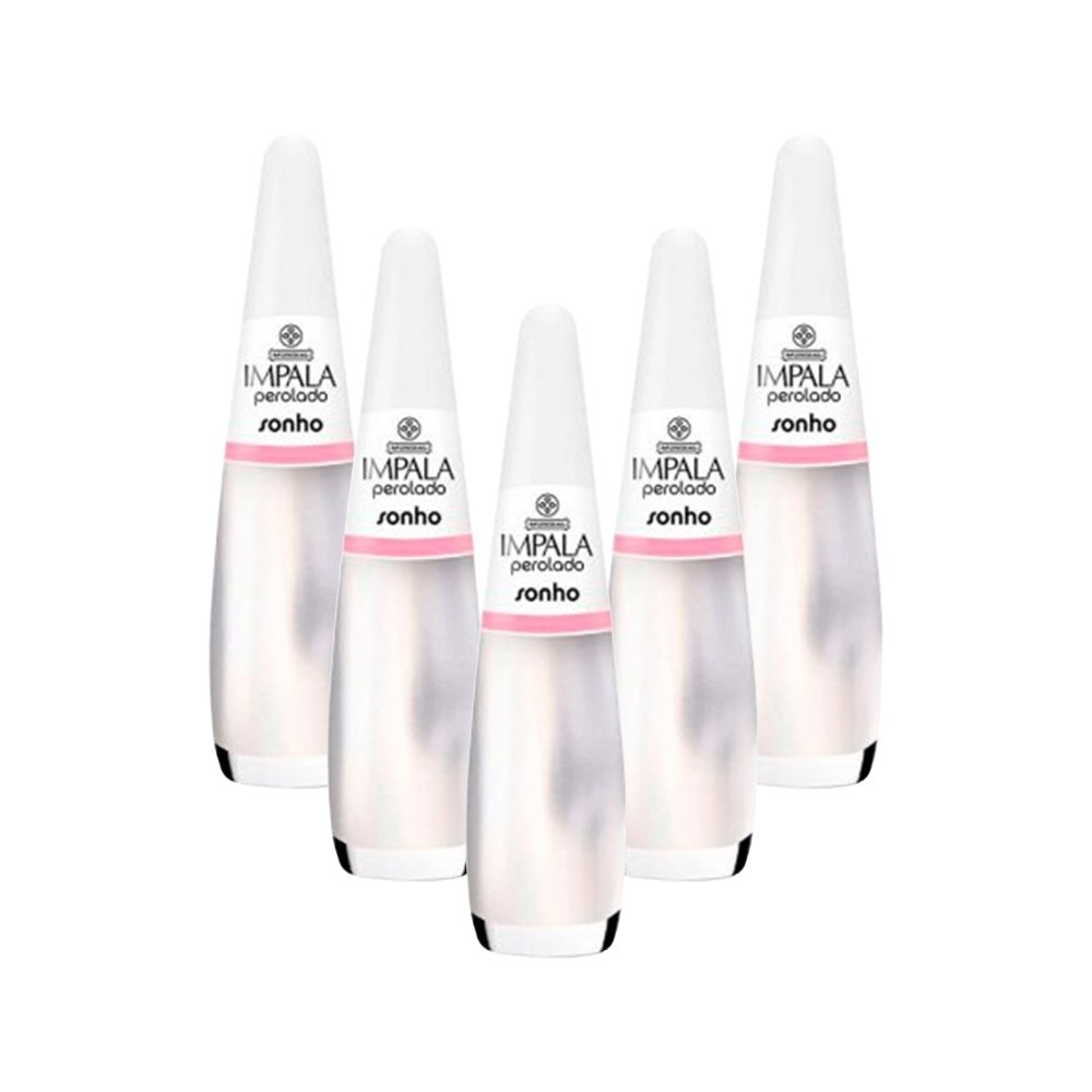 Kit Esmaltes Impala Perolado Sonho (5 unidades) Kit Esmaltes Impala Perolado Sonho (5 unidades) - Oferta na Shopee