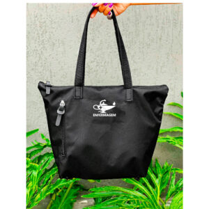 Bolsa Shopper Nylon ENFERMAGEM de Ombro Clean Esportiva Academia Bags Gym Masculino Feminino Ziper Vertical Frontal Resistente - Oferta na Shopee
