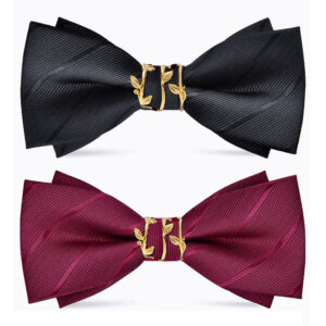 Gravata borboleta masculina borgonha noivo casamento conectando rico padrinhos laço preto personalidade versão coreana m - Oferta na Shopee