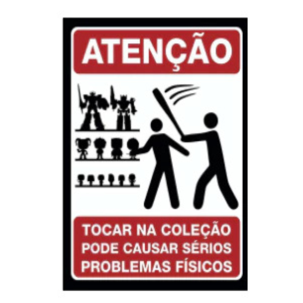 Placa Quadro decorativo 20x30 ATENÇÂO proibido tocar na coleção Placa Quadro decorativo 20x30 ATENÇÂO proibido tocar na coleção - Oferta na Shopee