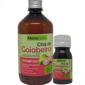 Kit Chá de Goiabeira Shampoo 500g - Tônico 30ml - Oferta na Shopee