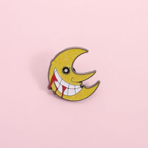 Soul Eater-Horror Moon Broche Pinos Magia Manga Lua Emblemas De Metal Acessórios Coleção De Presentes - Oferta na Shopee