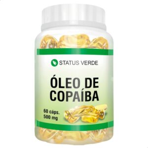 Óleo de Copaíba Puro 60 Cáps - Status Verde - Oferta na Shopee