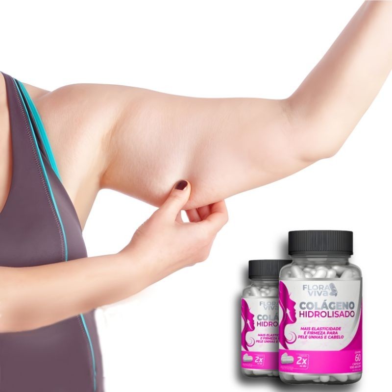 Colágeno Hidrolisado para Rugas e Linhas de Expressão e Flacidez - 500mg/com 60 cápsulas Colágeno Hidrolisado para Rugas e Linhas de Expressão e Flacidez - 500mg/com 60 cápsulas - Oferta na Shopee