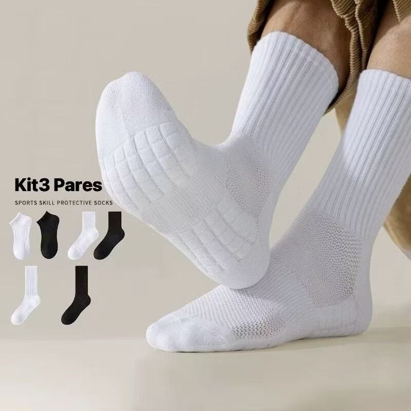 Meias Masculinas , terry Espesso , De Basquete Pretas E Brancas Absorventes De Suor , Modernas Meias Masculinas , terry Espesso , De Basquete Pretas E Brancas Absorventes De Suor , Modernas