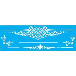 Stencil Opa 10 x 30 cm - Moldura Arabesco IV - 2919 - Oferta na Shopee