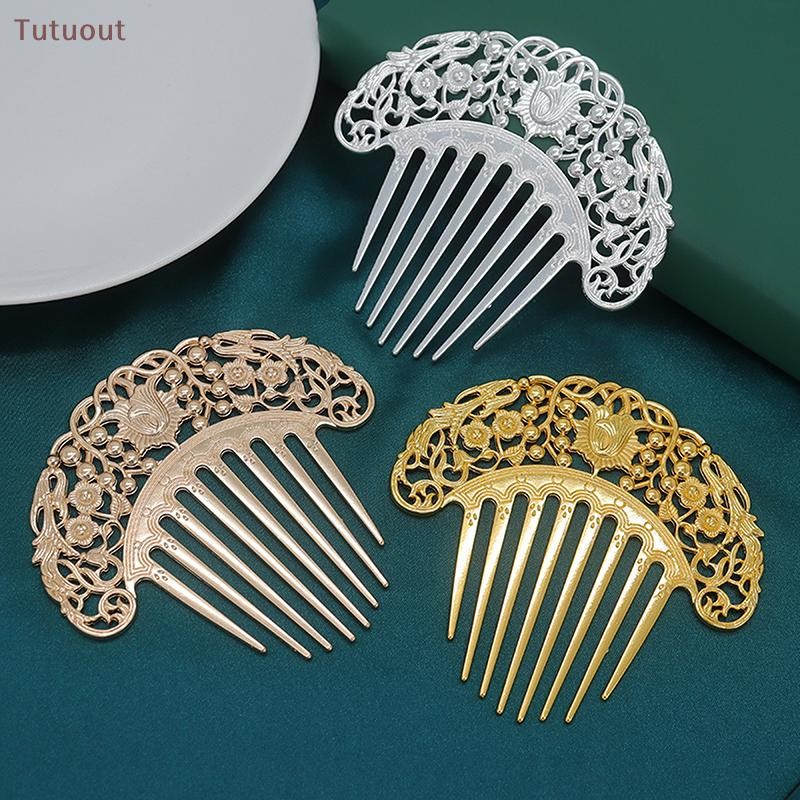 TUTU Chinês Hairpin Retro Pente De Cabelo Hanfu Prato Ornamento Oco Esculpido Requintado Acessórios Presentes BR TUTU Chinês Hairpin Retro Pente De Cabelo Hanfu Prato Ornamento Oco Esculpido Requintado Acessórios Presentes BR - Oferta na Shopee