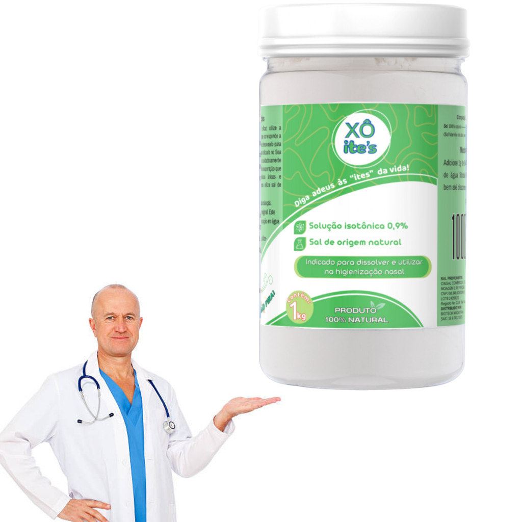 Soro Fisiologico Em Pó P/ Lavagem Nasal Cloreto 1kg Xô Ites Soro Fisiologico Em Pó P/ Lavagem Nasal Cloreto 1kg Xô Ites