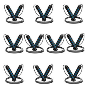 Kit 10 Cordas De Pular Em Pvc Ajustável Treino Funcional - Oferta na Shopee