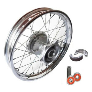 Roda Traseira Raiada 4mm Bros 125 150 160 + Lona / Rolamento - Oferta na Shopee
