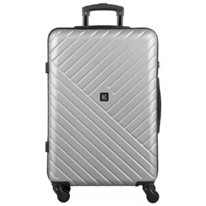 Mala Média 23 Kg ABS 4 Rodas 26" Detroit Prata - Oferta na Shopee