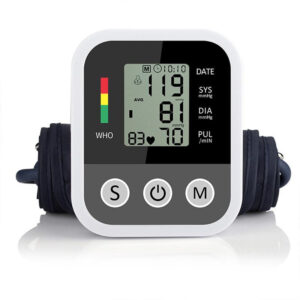 Monitor digital de pressão arterial de braço totalmente automático - Oferta na Shopee
