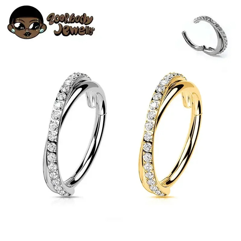 Piercing Titânio ASTM F136 Argola Click Cravejada Conch Helix Cartilagem Hipoalergênica Piercing Titânio ASTM F136 Argola Click Cravejada Conch Helix Cartilagem Hipoalergênica - Oferta na Shopee