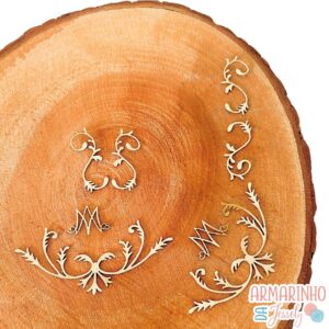 Recortes em Lonita Dourada para Manto Nossa Senhora De Fatima - Oferta na Shopee