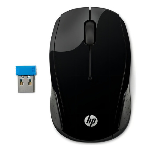 Mouse Sem Fio USB Hp 200 Preto Mouse Sem Fio USB Hp 200 Preto