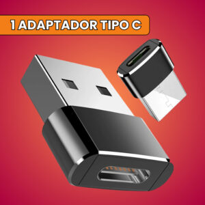 Adaptador Conector USB-C Fêmea Para USB Macho 3.0 Carregamento Dados - Oferta na Shopee