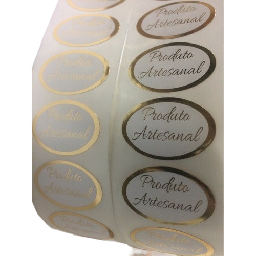 Etiquetas Adesivas Produto Artesanal Oval 1.000 Unidades Etiquetas Adesivas Produto Artesanal Oval 1.000 Unidades - Oferta na Shopee