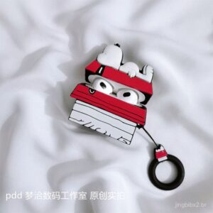 Capa criativa do Snoopy para AirPods 4/Pro 3
