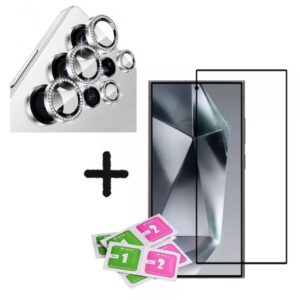 Kit Pelicula Tela / Pelicula Camera Para S23 S24 S25 S26 Ultra FE Plus Edge - Oferta na Shopee