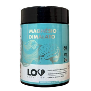 Magnésio Dimalato 300mg | 60 cáps | LOV NUTRITION - Oferta na Shopee