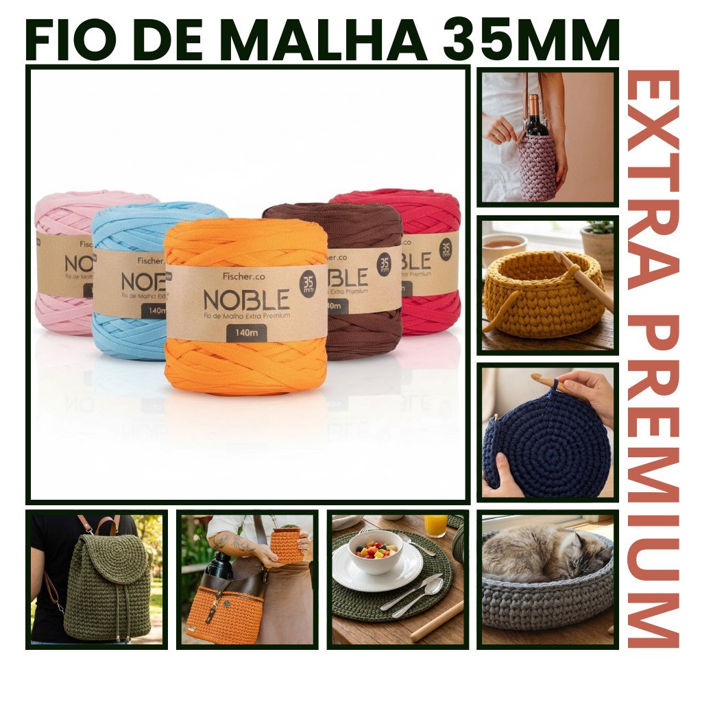Fio de Malha Fischer Extra Premium Noble 35mm - 140mts Fio de Malha Fischer Extra Premium Noble 35mm - 140mts - Oferta na Shopee