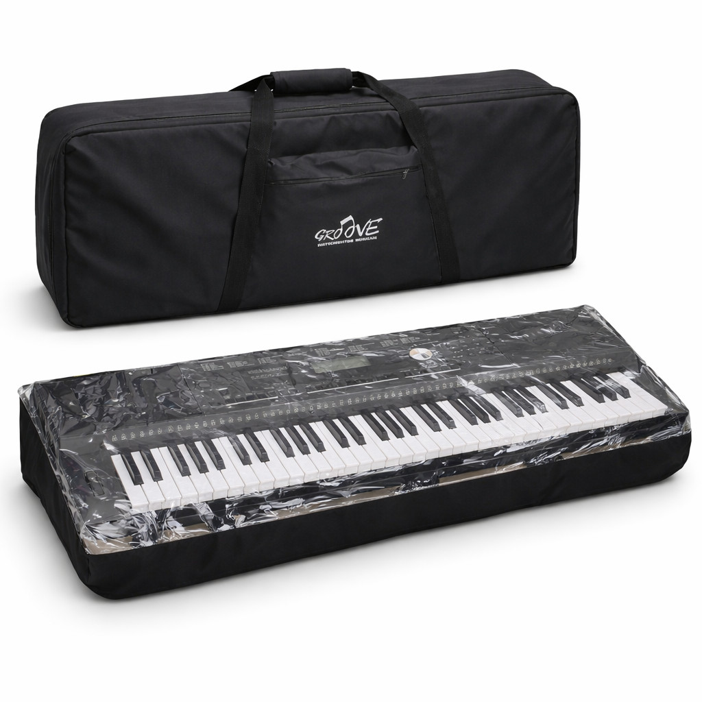 Kit Bag Teclado 61 Teclas Nylon + Capa Transparente Bolso Frontal Alças Reforçadas Kit Bag Teclado 61 Teclas Nylon + Capa Transparente Bolso Frontal Alças Reforçadas - Oferta na Shopee