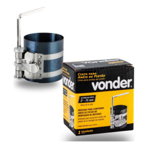 Cinta Para Anéis De Pistão 3 Pol Vonder 53mm A 125mm Motor Carro Moto Profissional + Chave Original - Oferta na Shopee