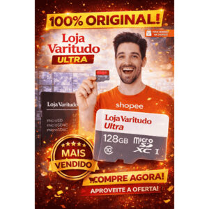 Kit2/1 Cartão Memória Micro SD Ultra 32GB-256GB Com Adaptador p/Vendas diretas da fábrica - Oferta na Shopee