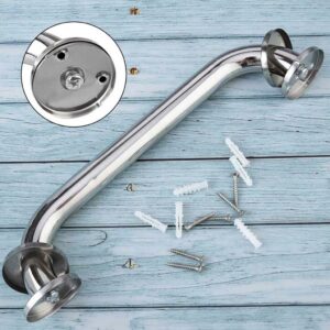 Alça de Apoio Banheiro Barra Inox 30/40/50/60cm Cadeirante Idoso Deficiente Acessibilidade JH - Oferta na Shopee