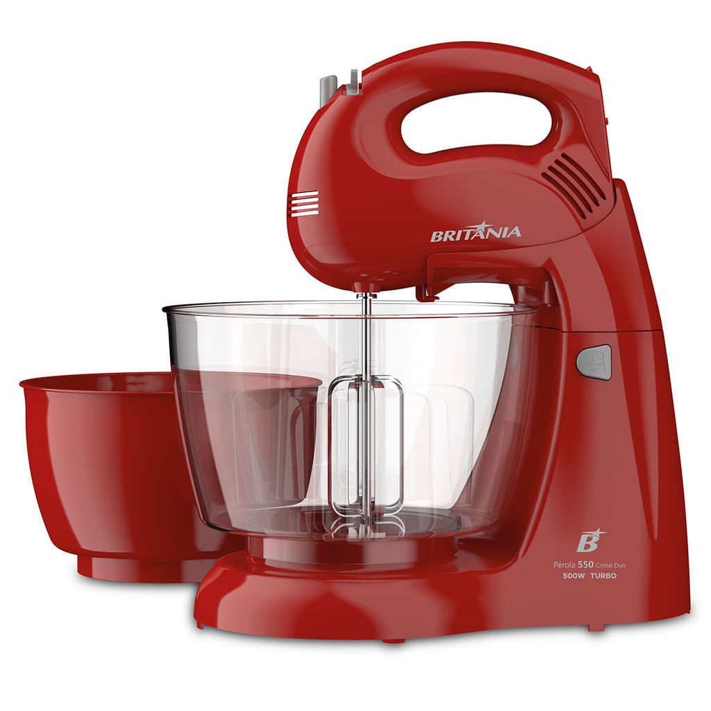 Batedeira Britânia Perola 550 Cristal Duo 500W 2 Tigelas Batedeira Britânia Perola 550 Cristal Duo 500W 2 Tigelas - Oferta na Shopee