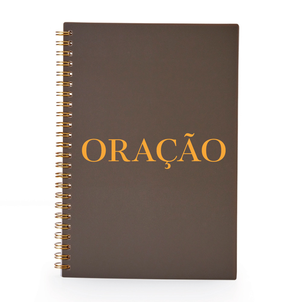 Caderno de Oração Devocional A5 Pautado Com Frase Cristã Evangélica Caderno de Oração Devocional A5 Pautado Com Frase Cristã Evangélica