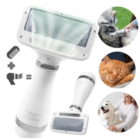 Escova Secadora Pet - Seca Remove Pelos Cachorro Coelho Gato 110v Escova Secadora Pet - Seca Remove Pelos Cachorro Coelho Gato 110v - Oferta na Shopee