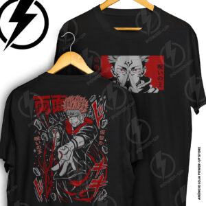 Camiseta Jujutsu Kaisen Sukuna Ryomen Anime Art Frente E Verso Blusa Camisa 100% Algodão - Oferta na Shopee