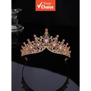 Tendência De Luxo Cristal Metal Tiara