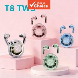 Fones de ouvido Bluetooth TWS originais de alta qualidade T8 True Wireless