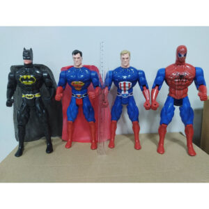 Boneco Heróis /Homem Aranha/Batman/Super Homem/Capitão - 30cm - Articulado - Oferta na Shopee