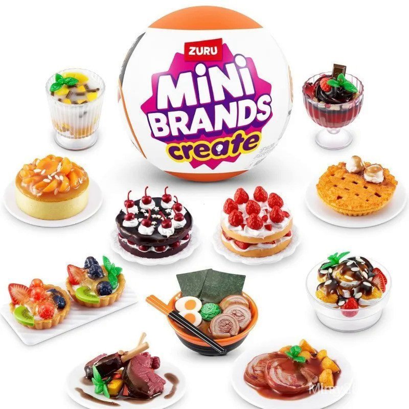 ZURU Mini Brands Create – Esfera Surpresa com Alimentos em Miniatura ZURU Mini Brands Create – Esfera Surpresa com Alimentos em Miniatura