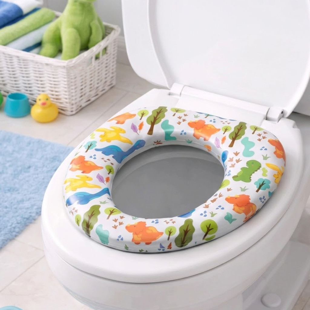 Assento Redutor Almofadado Sanitário Privada Infantil Menino Menina Assento Redutor Almofadado Sanitário Privada Infantil Menino Menina