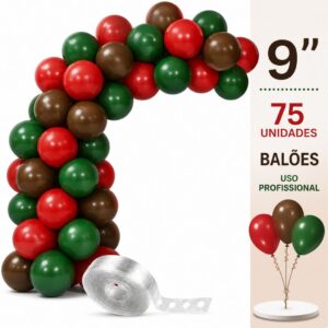 Balão Bexiga Látex 9 Pol - 75 Unds