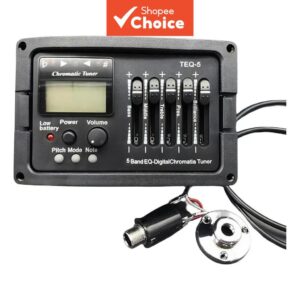 Captador De Banda Piezo 2/3/4 Para Guitarra Acústica Com Pré-Amplificadores Integrados