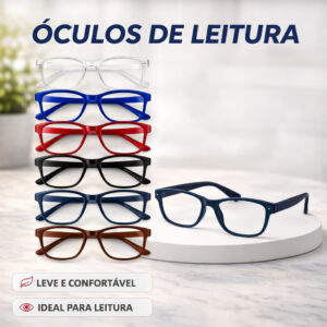 Óculos de Grau Para Perto Leitura Presbiopia Celular  Unissex Leve Confortável 0.5 a 5.0 Escolha Cor - Oferta na Shopee
