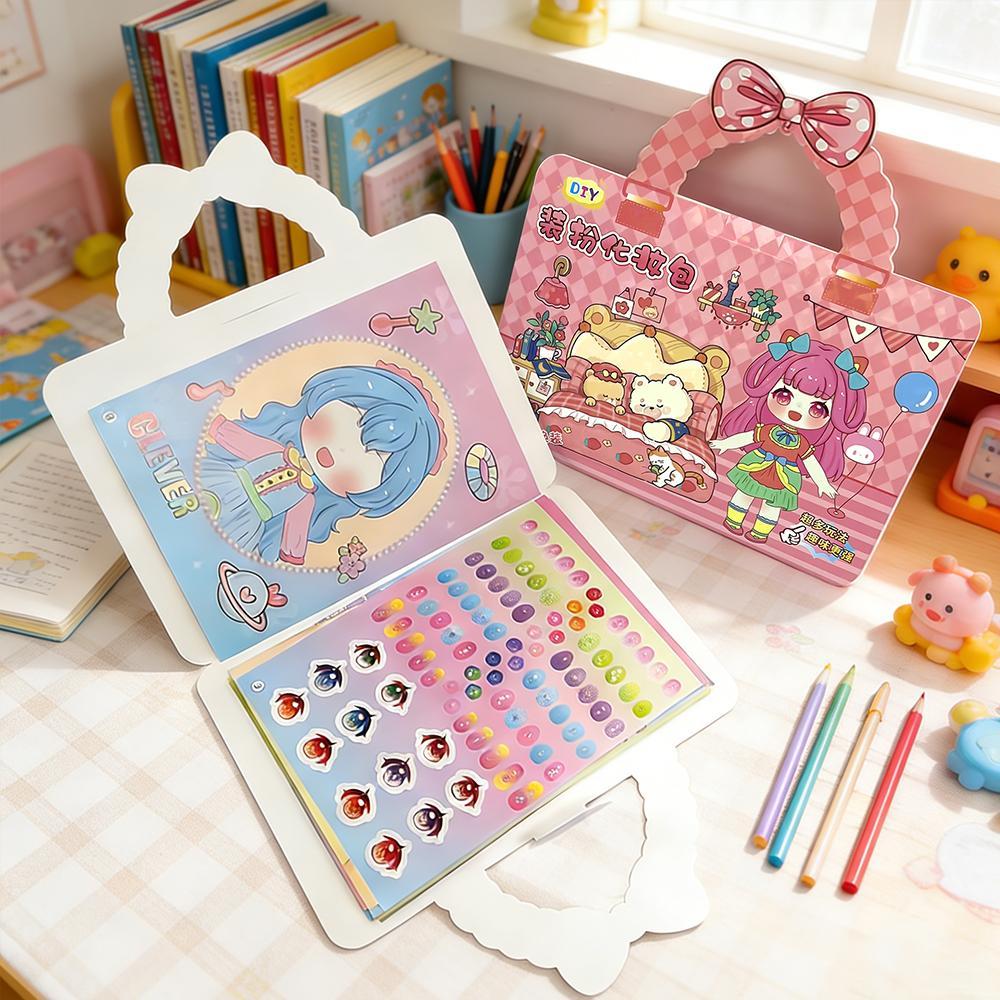 Presente que Encanta! Kit de Maquiagem com Adesivos Criativos para Crianças Presente que Encanta! Kit de Maquiagem com Adesivos Criativos para Crianças - Oferta na Shopee