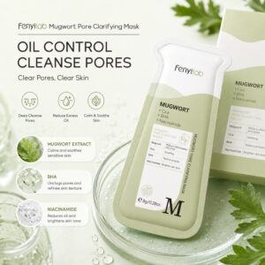 FENYI LAB Artemisia Mud Mask 8g Máscara Facial Folha De Produtos Para Cuidados Com A Pele De Comércio Exterior - Oferta na Shopee