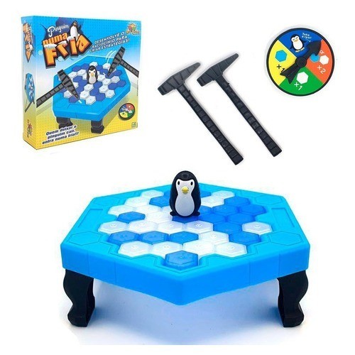Jogo Quebra Gelo Pinguim Numa Fria Blocos Brinquedo Batendo Cubos de Gelo Tamanho Grande Art Brink Jogo Quebra Gelo Pinguim Numa Fria Blocos Brinquedo Batendo Cubos de Gelo Tamanho Grande Art Brink