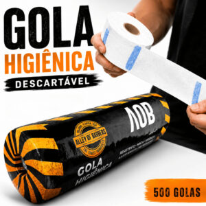 Gola Higiênica Descartável para Barbeiro – 500 Unidades (5 Rolos com 100 Golas) - Oferta na Shopee
