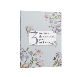 Caderno Devocional 3 Minutos de Fé Para Mulher | Floral Azul - Oferta na Shopee